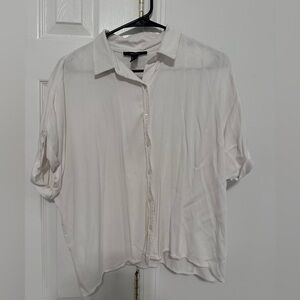 forever 21 short sleeve button-down shirt